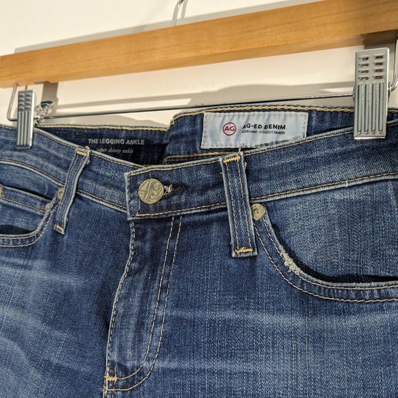 *3/$10* Ag Adriano Goldschmied The Legging Ankle Super Skinny Size 25R - Picture 4 of 8